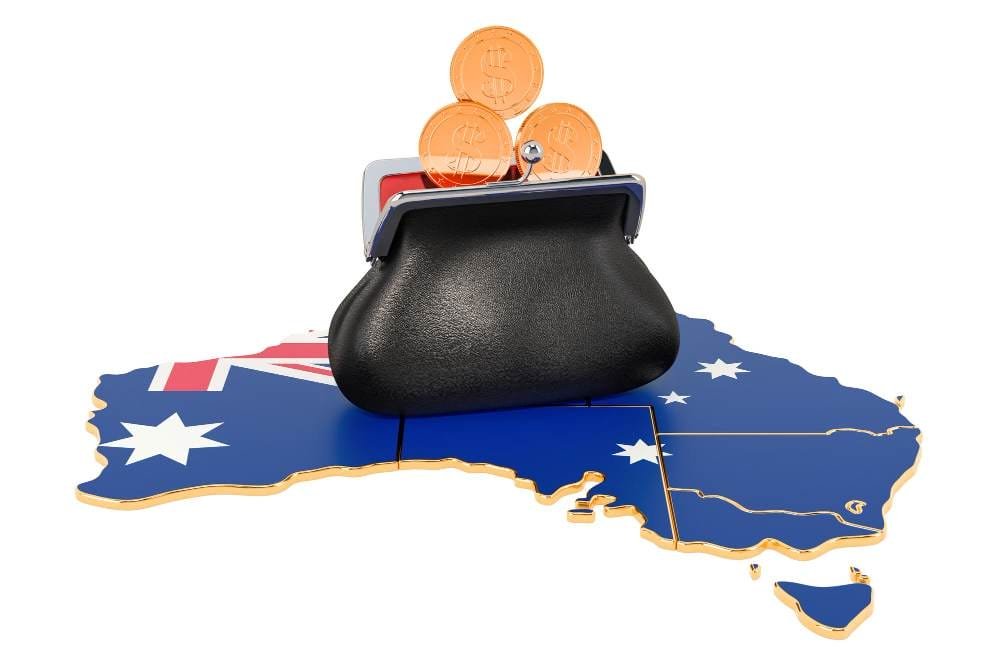 Banking investment or financial concept in Australia