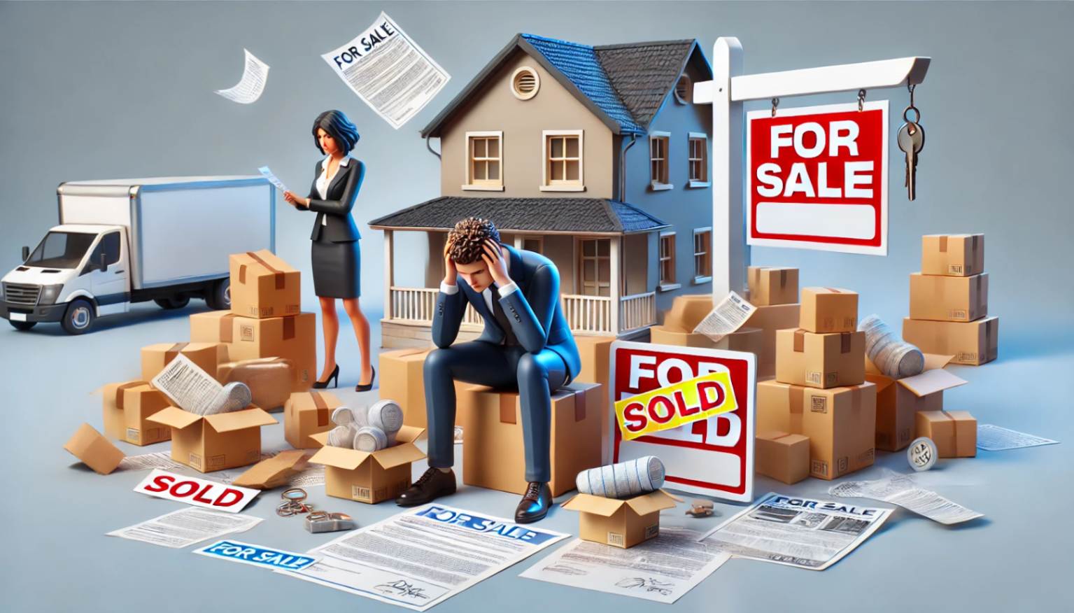 Buying or selling a home is stressful